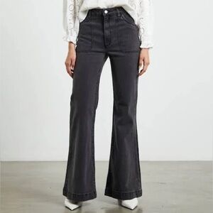 Rolla’s High Rise East Coast Flare Women’s Sz 25 Retro Bohemian Festival Y2K